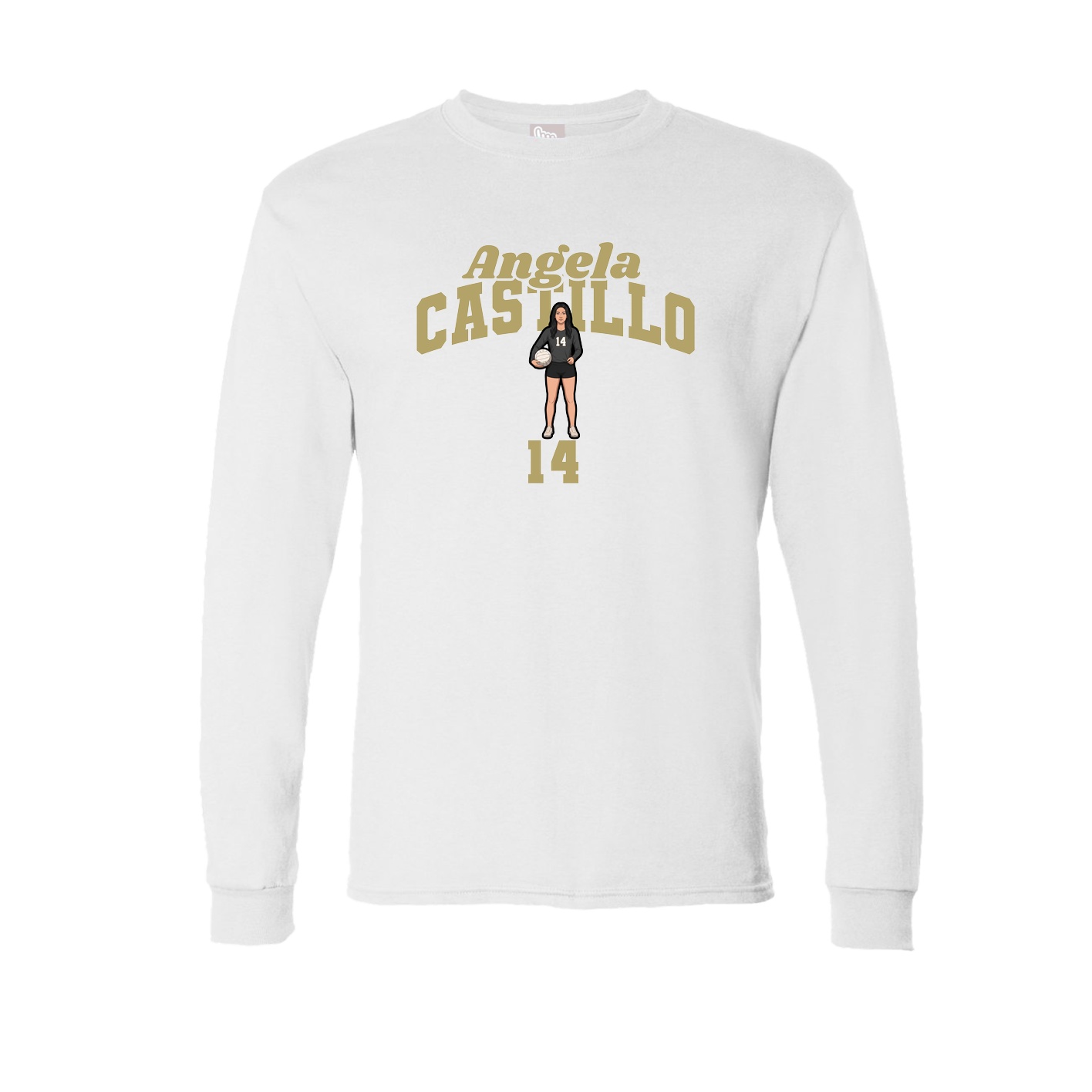 Long Sleeve Tee — Signature Arch in White