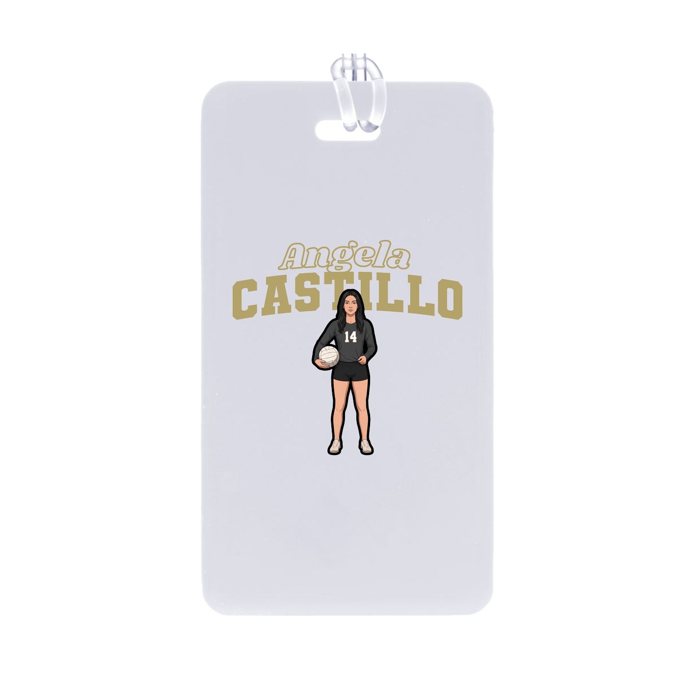Bag Tag — Name Arch in Classic