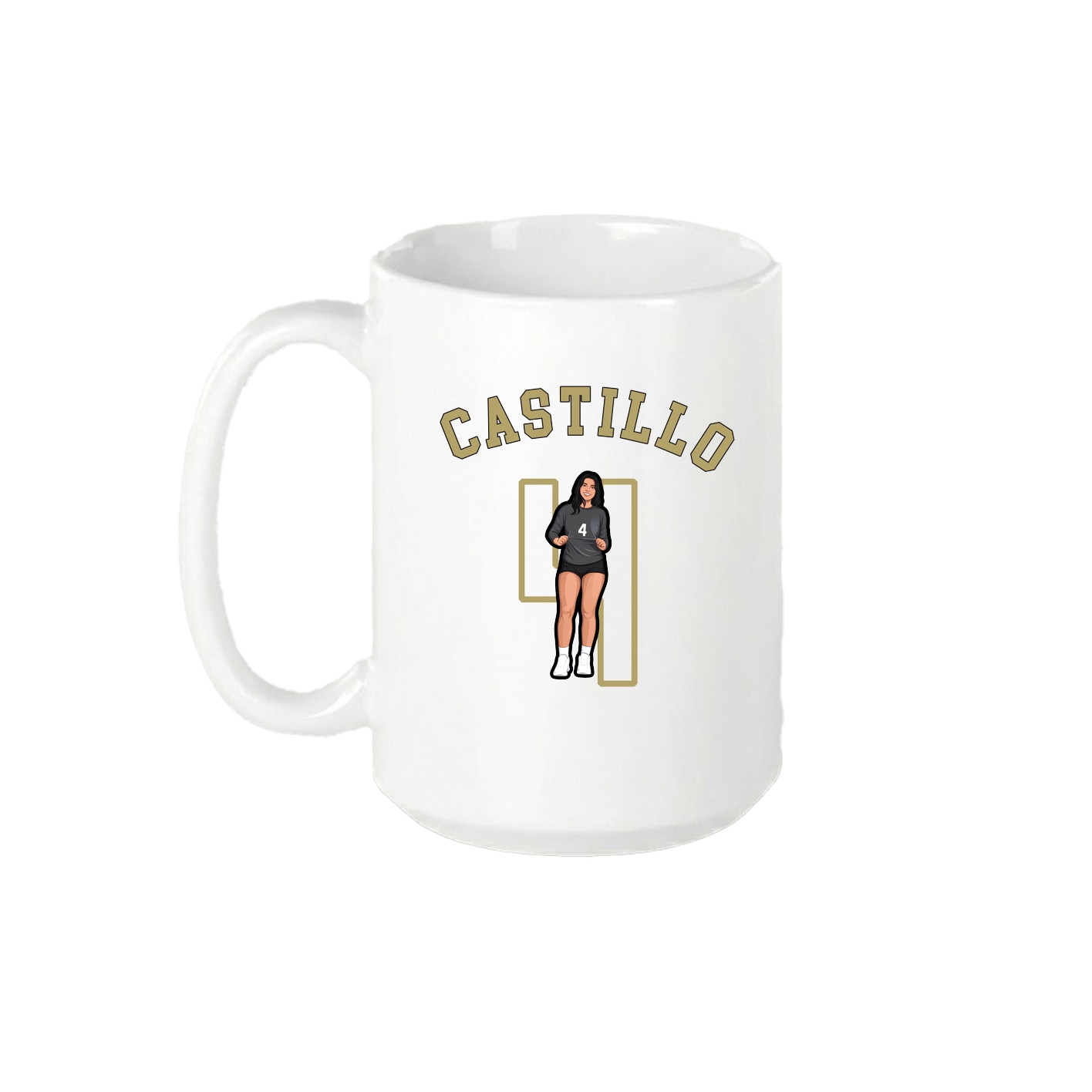 15oz Coffee Mug — Shirsey Arch in White