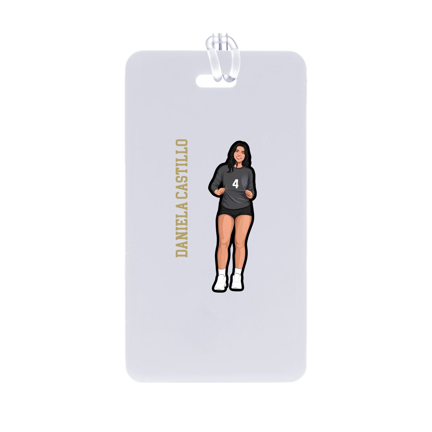 Bag Tag — Name Vertical in Classic