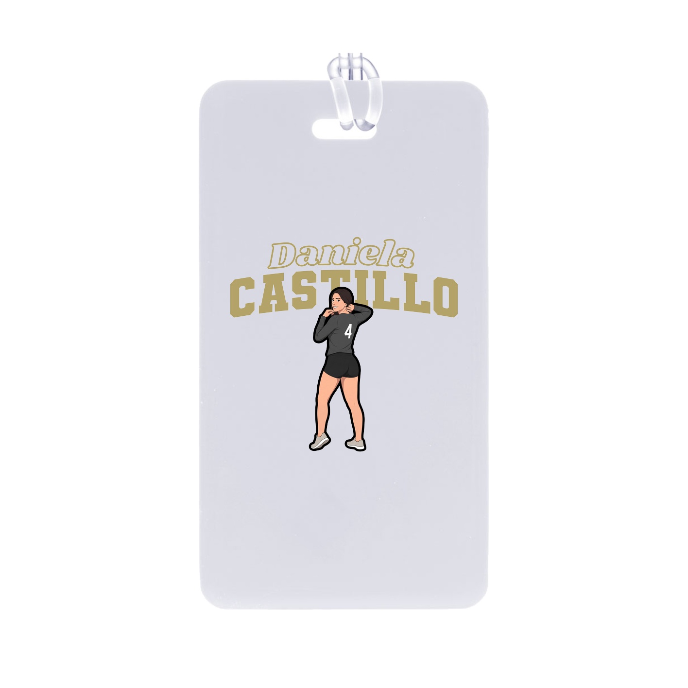 Bag Tag — Name Arch in Classic