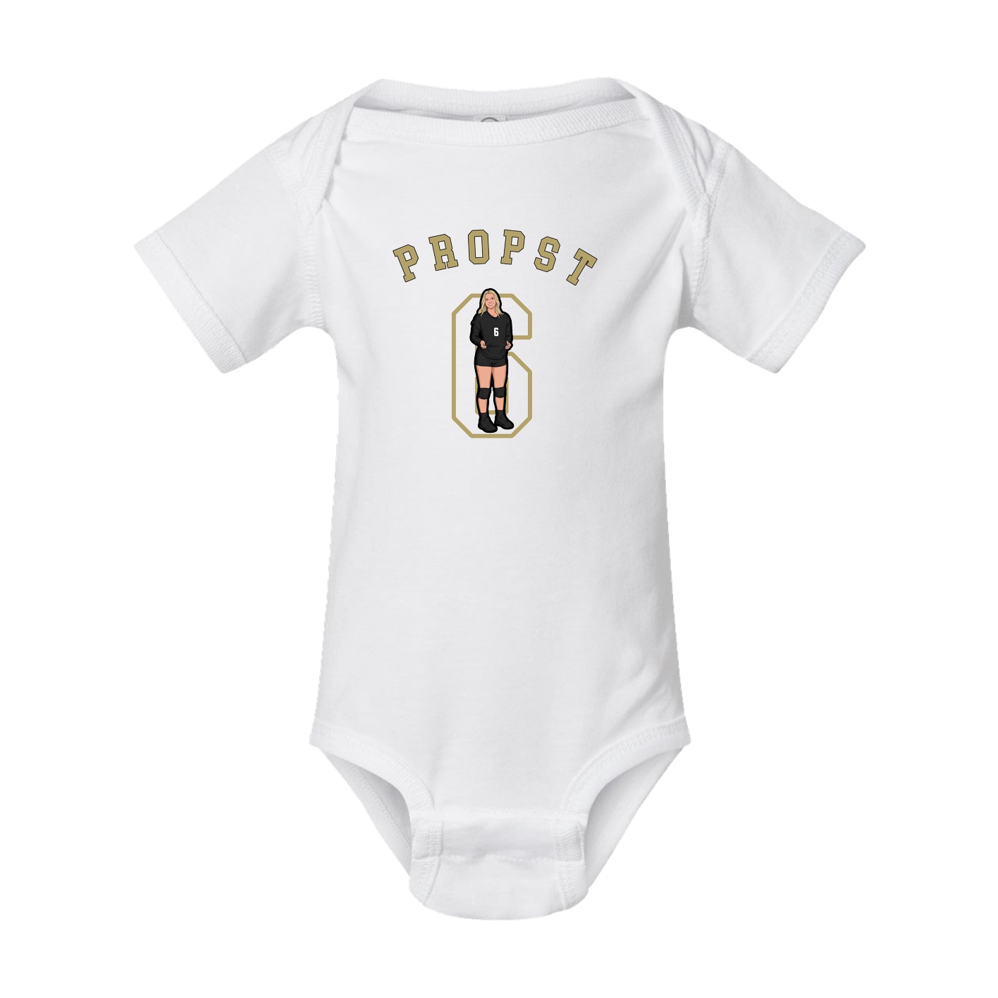 Baby Onesie — Shirsey Arch in White