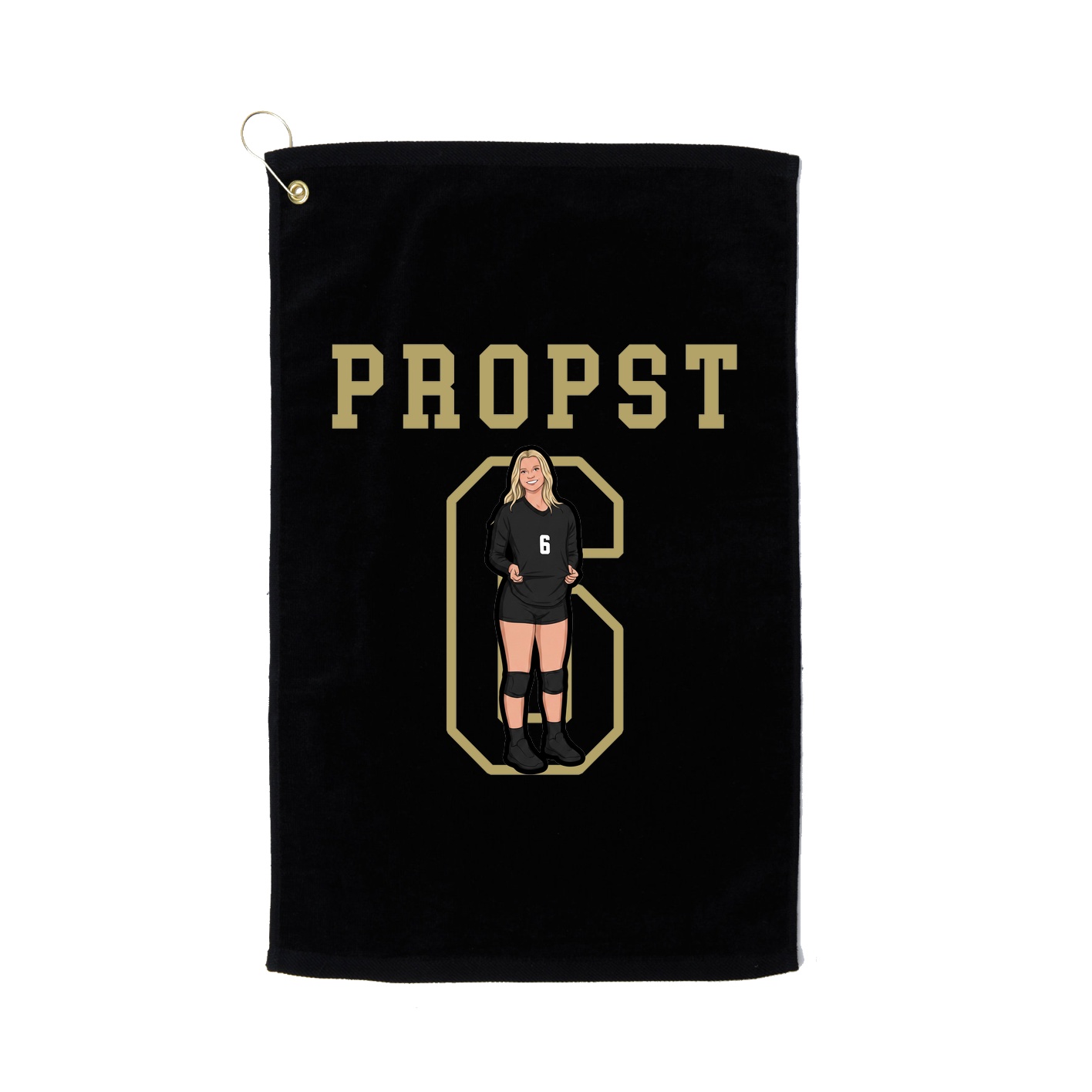 Golf Towel — Shirsey in Black