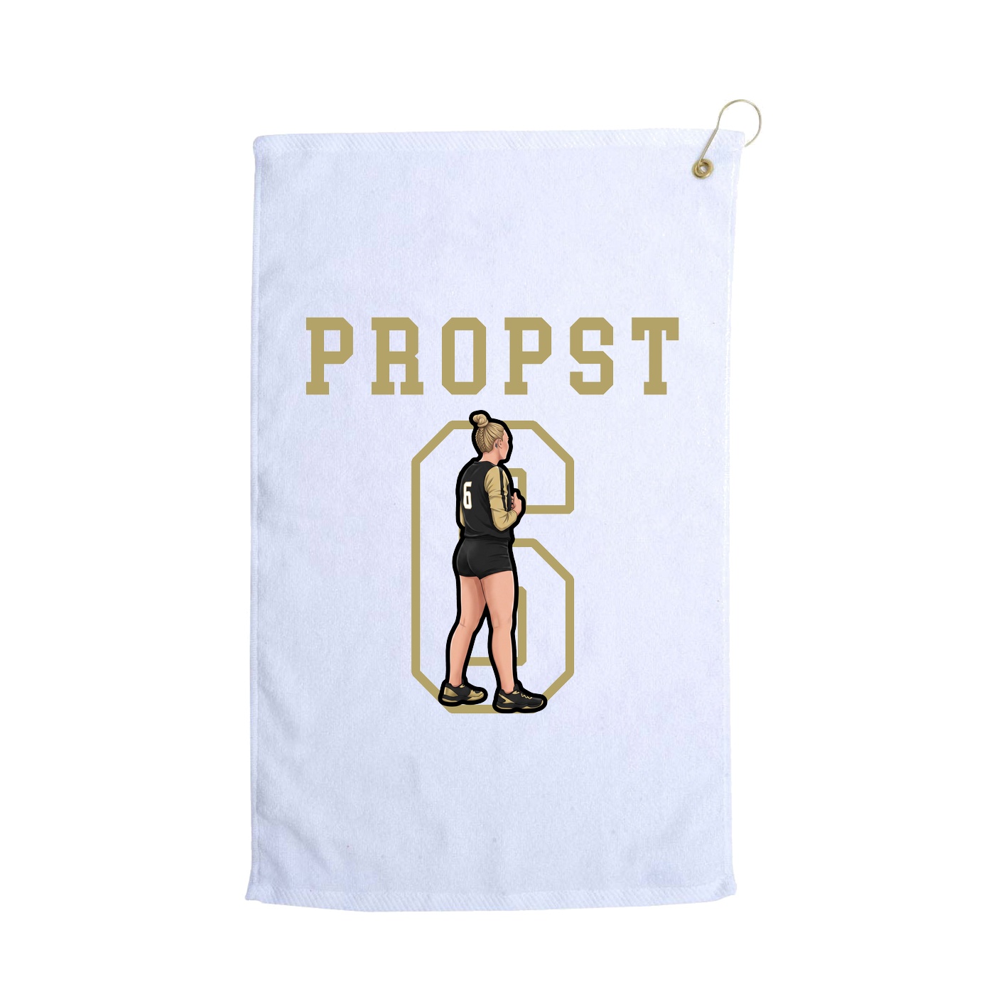 Golf Towel — Shirsey in White