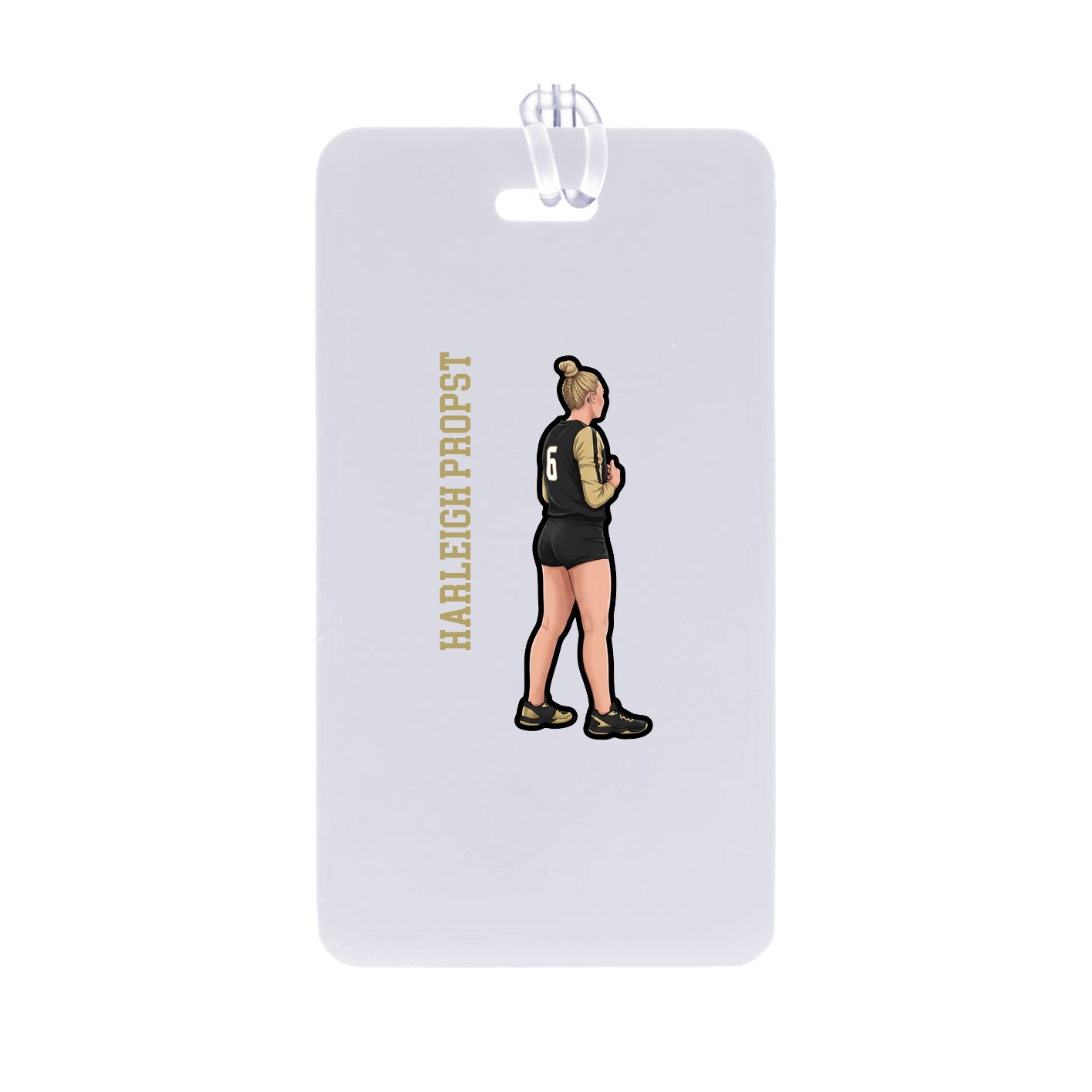 Bag Tag — Name Vertical in Classic