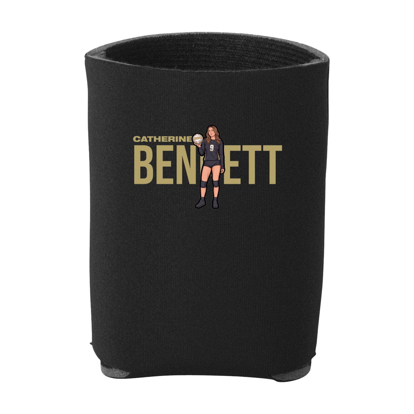 Can Holder — Player Name in Black