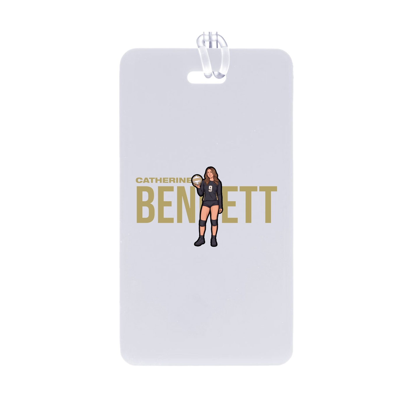 Bag Tag — Player Name in Classic