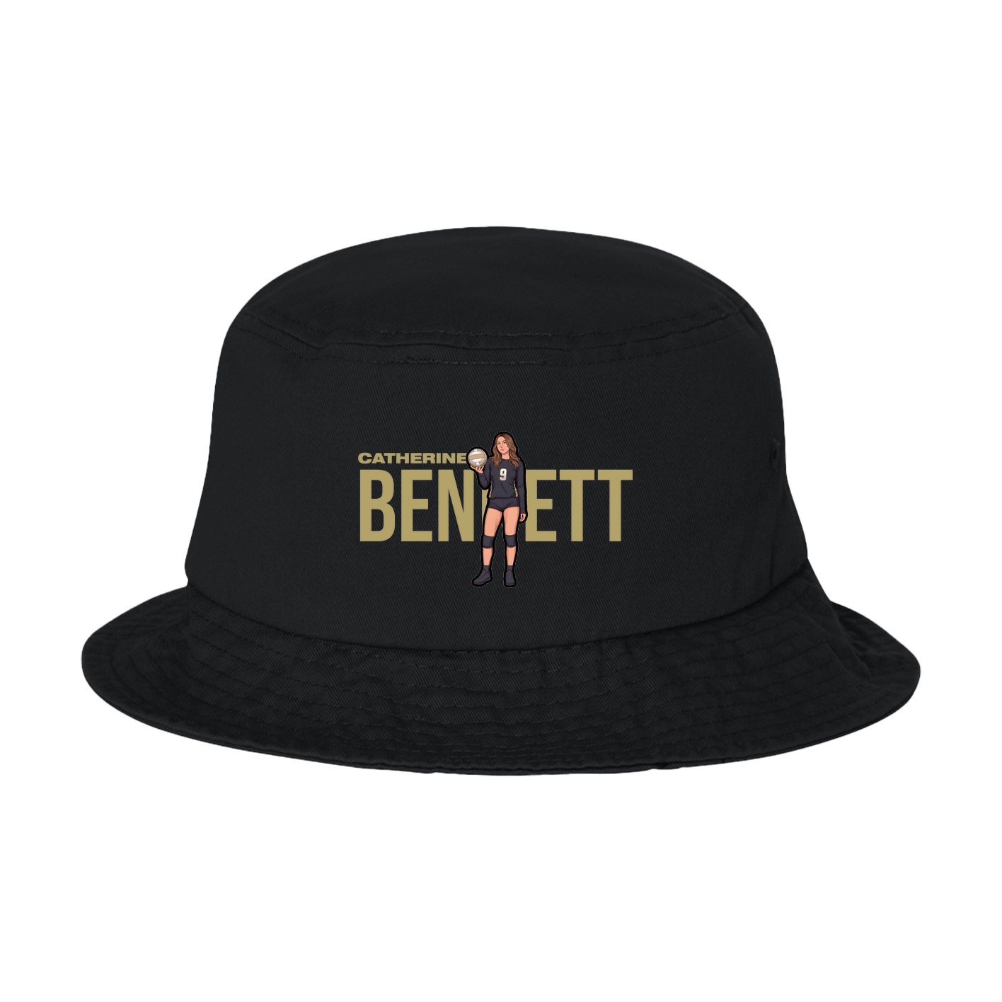 Bucket Cap — Player Name in Black