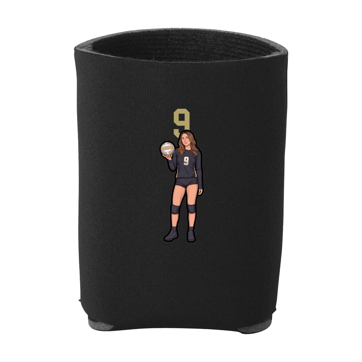 Can Holder — Number Top in Black