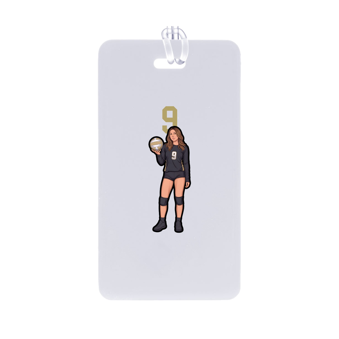 Bag Tag — Number Top in Classic
