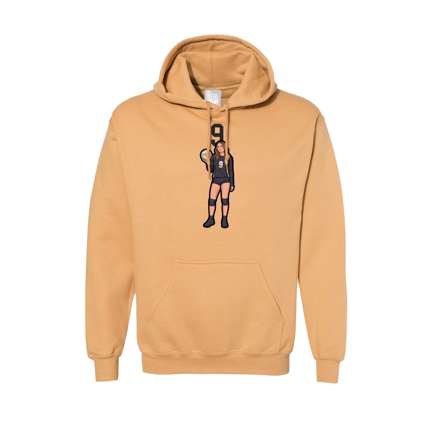 Hoodie — Number Top in Vegas Gold