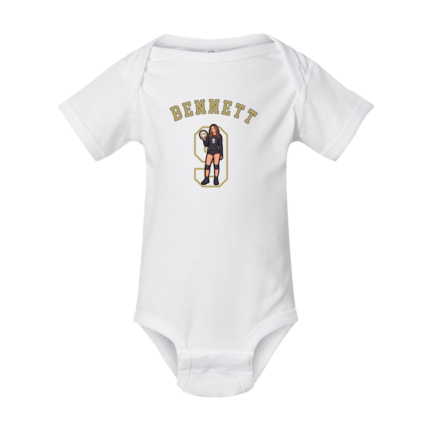 Baby Onesie — Shirsey Arch in White