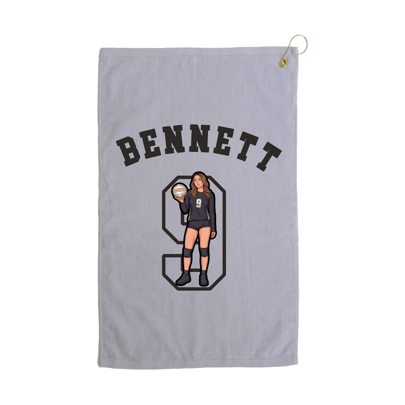 Golf Towel — Shirsey Arch in Grey