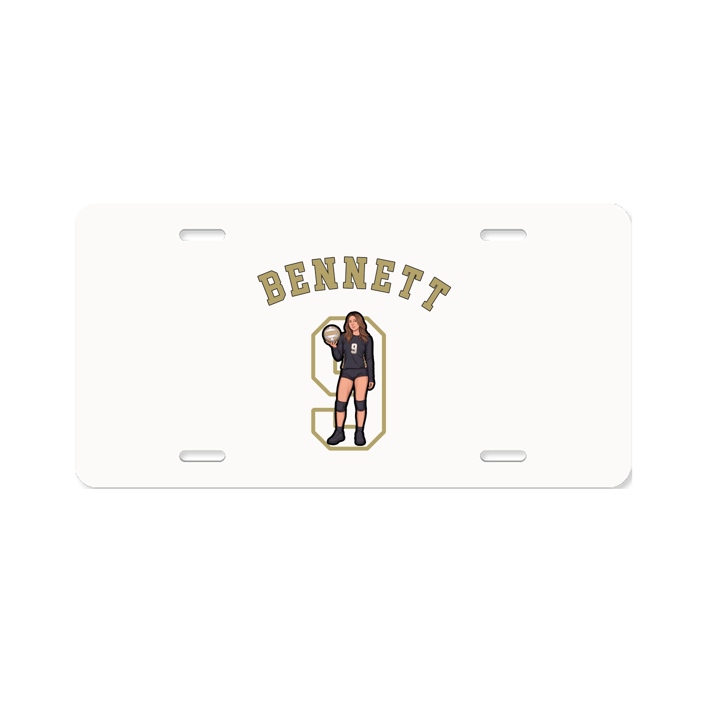 License Plate — Shirsey Arch in Classic