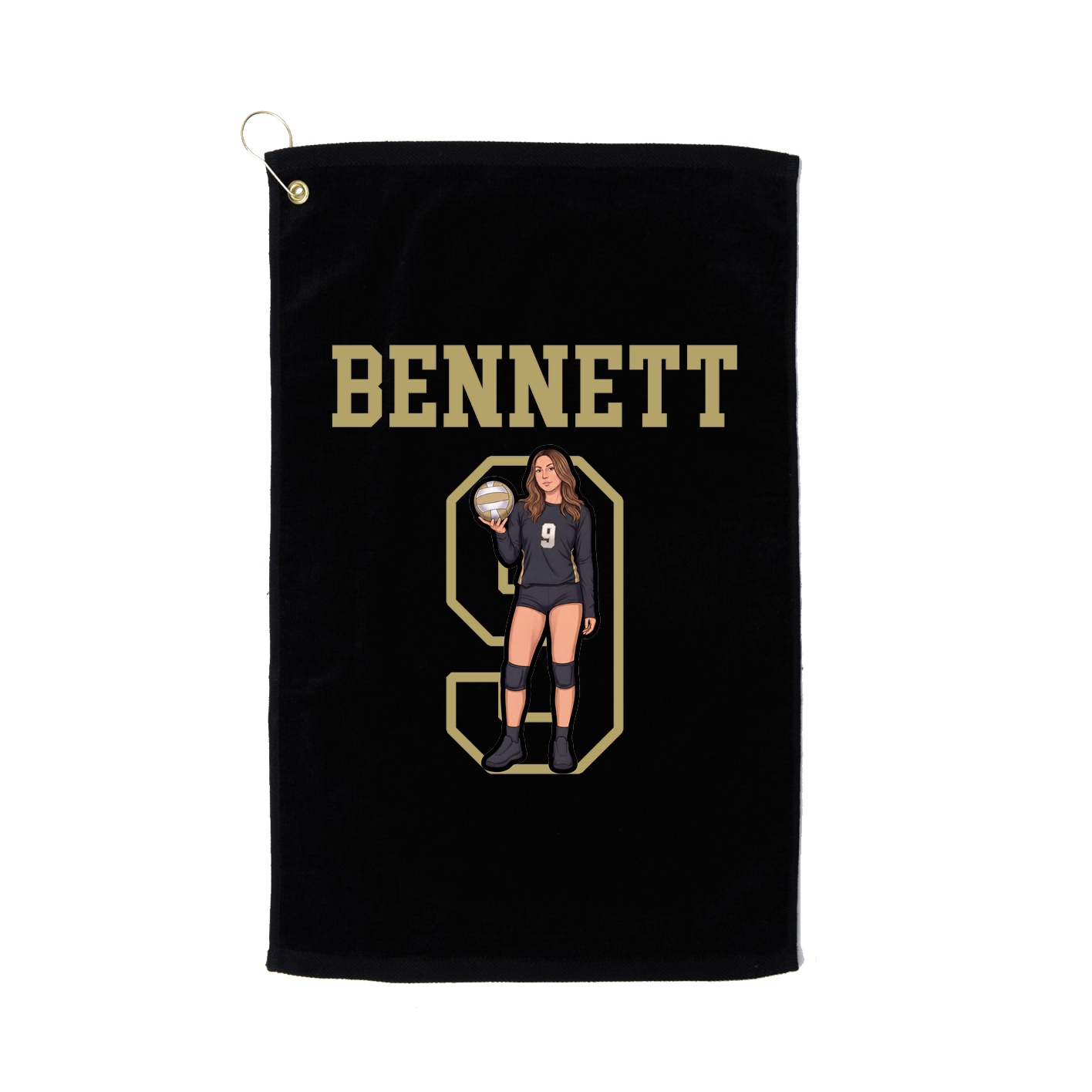 Golf Towel — Shirsey in Black