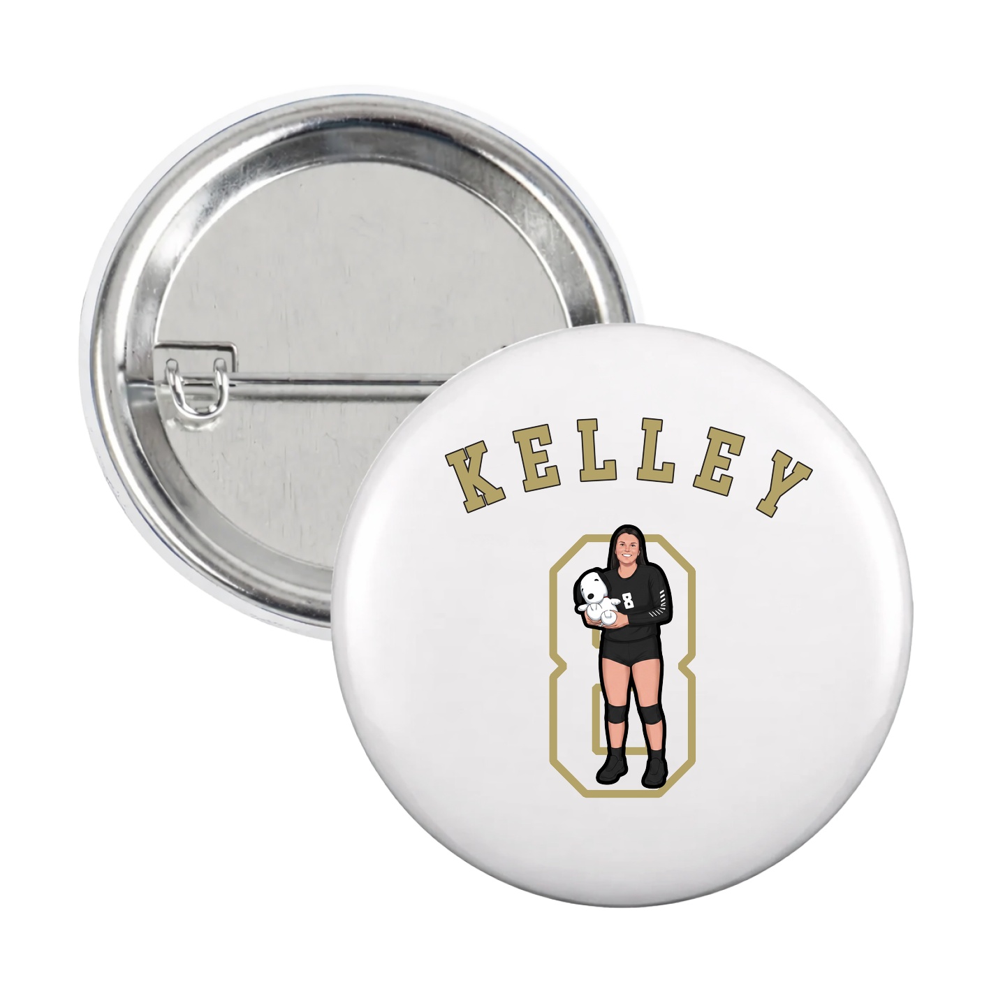 Game Day Button — Shirsey Arch in White