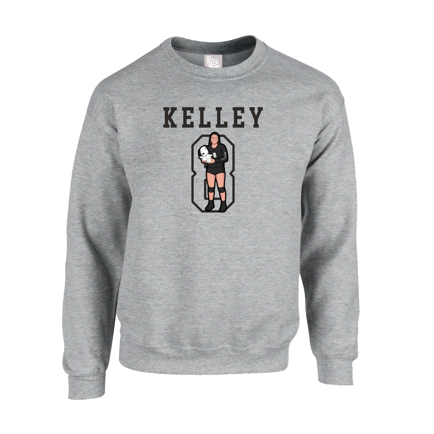 Fleece Crew — Shirsey in Grey