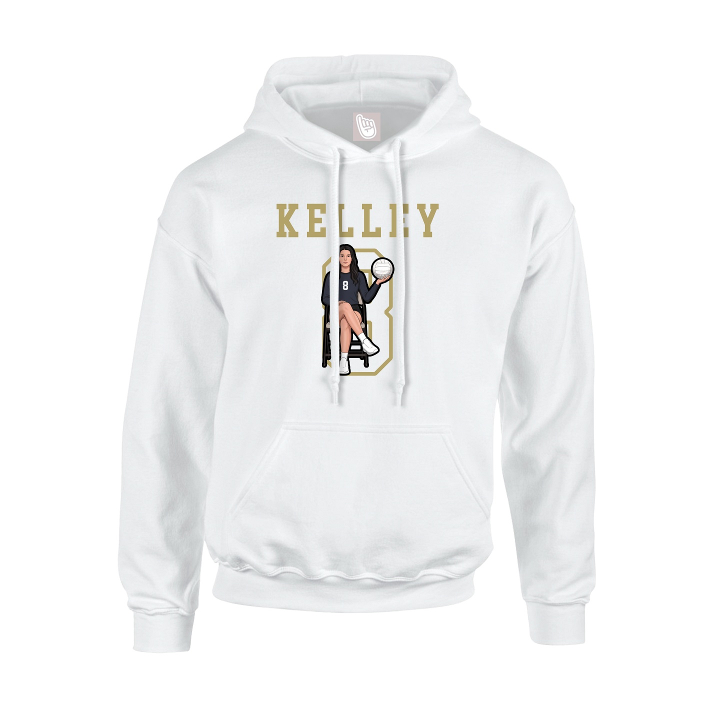 Youth Hoodie — Shirsey in White