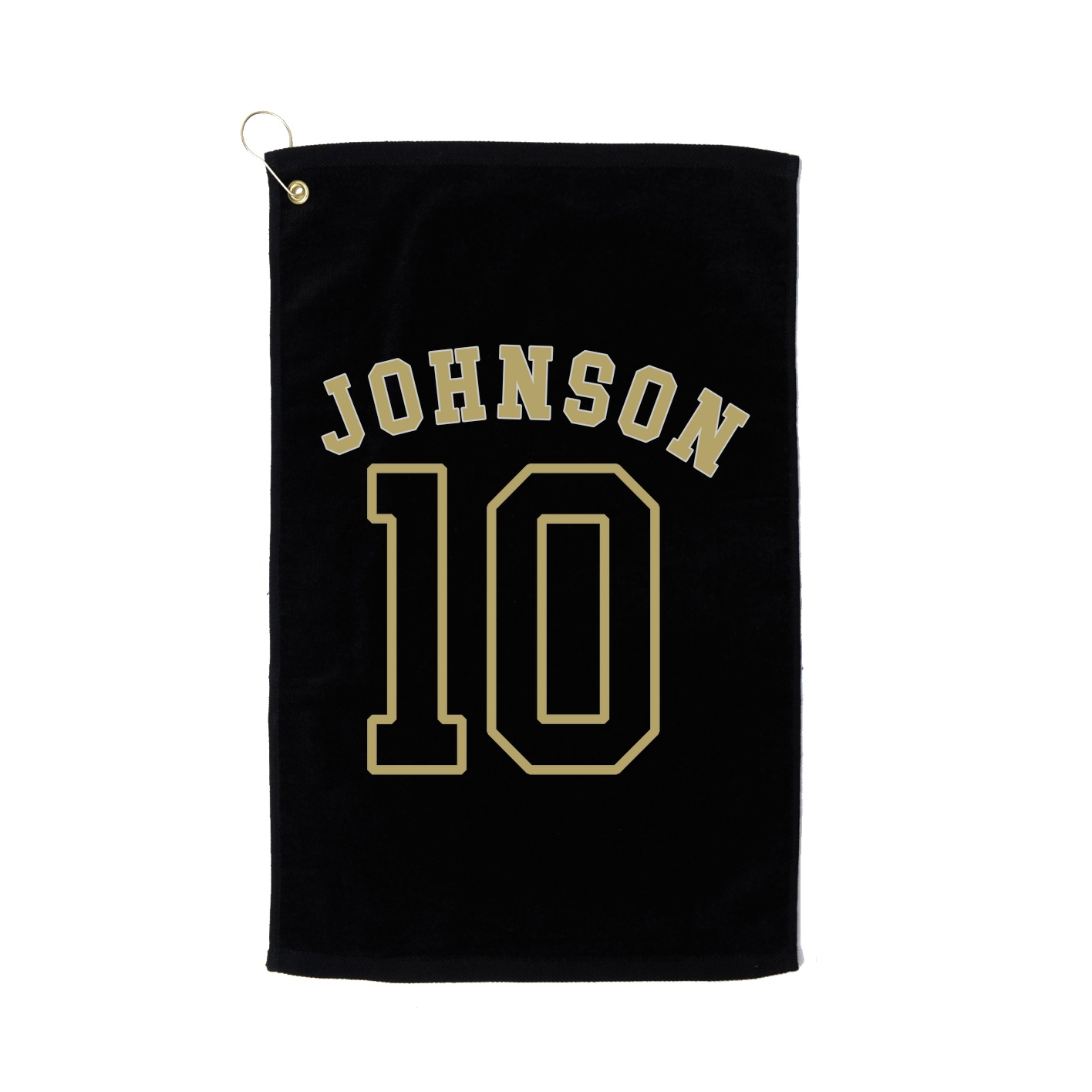 Golf Towel — Shirsey Arch in Black