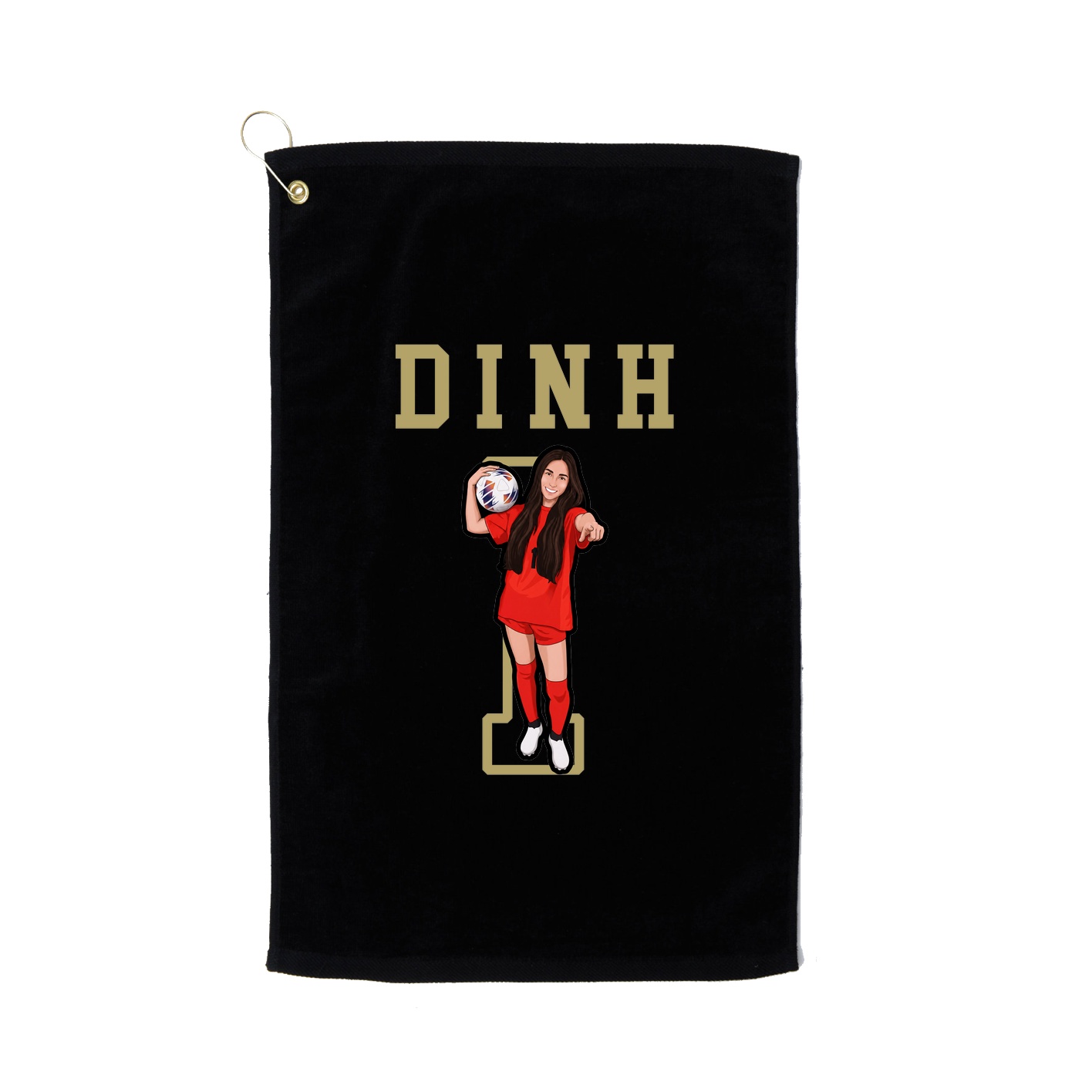 Golf Towel — Shirsey in Black