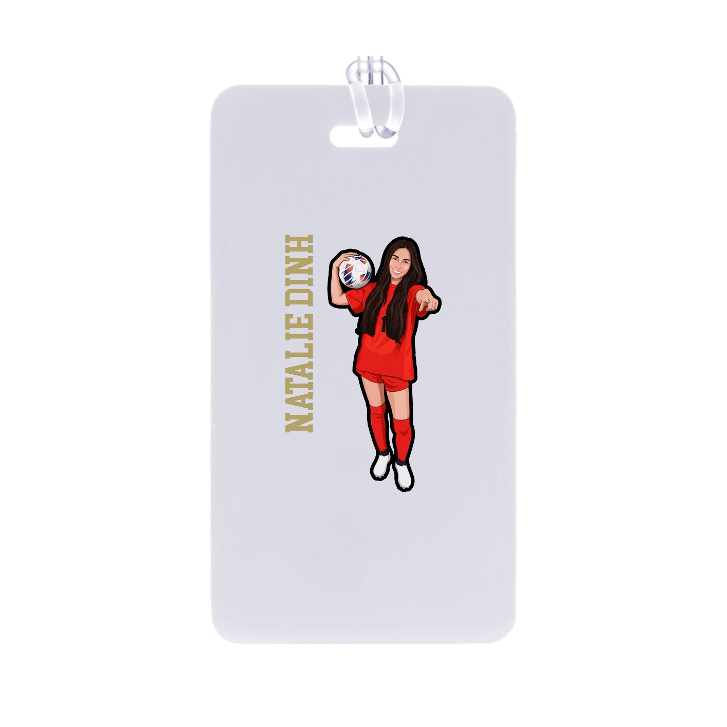 Bag Tag — Name Vertical in Classic