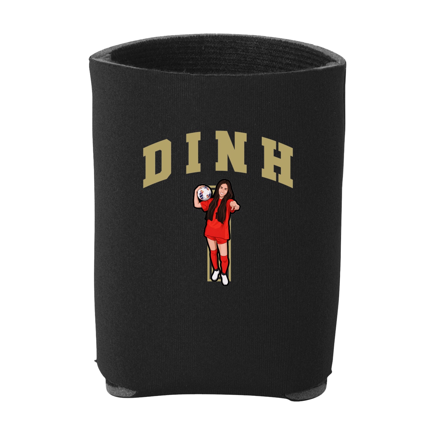 Can Holder — Number in Black