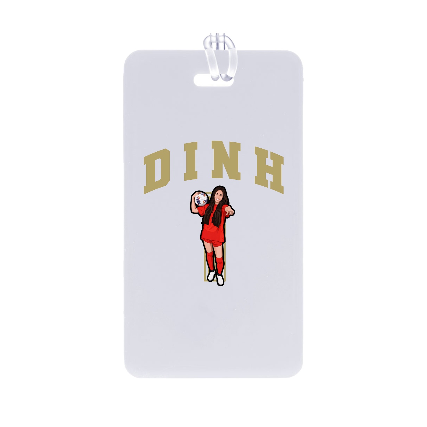 Bag Tag — Number in Classic