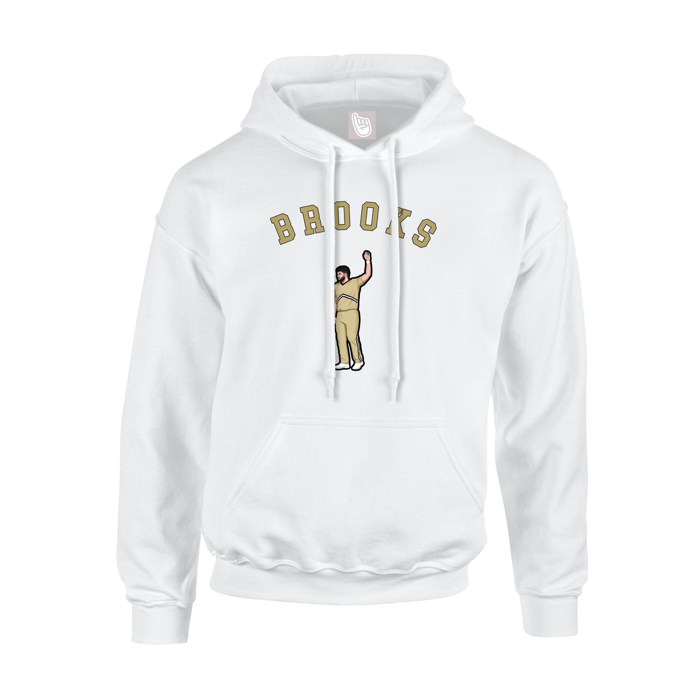 Youth Hoodie — Shirsey Arch in White