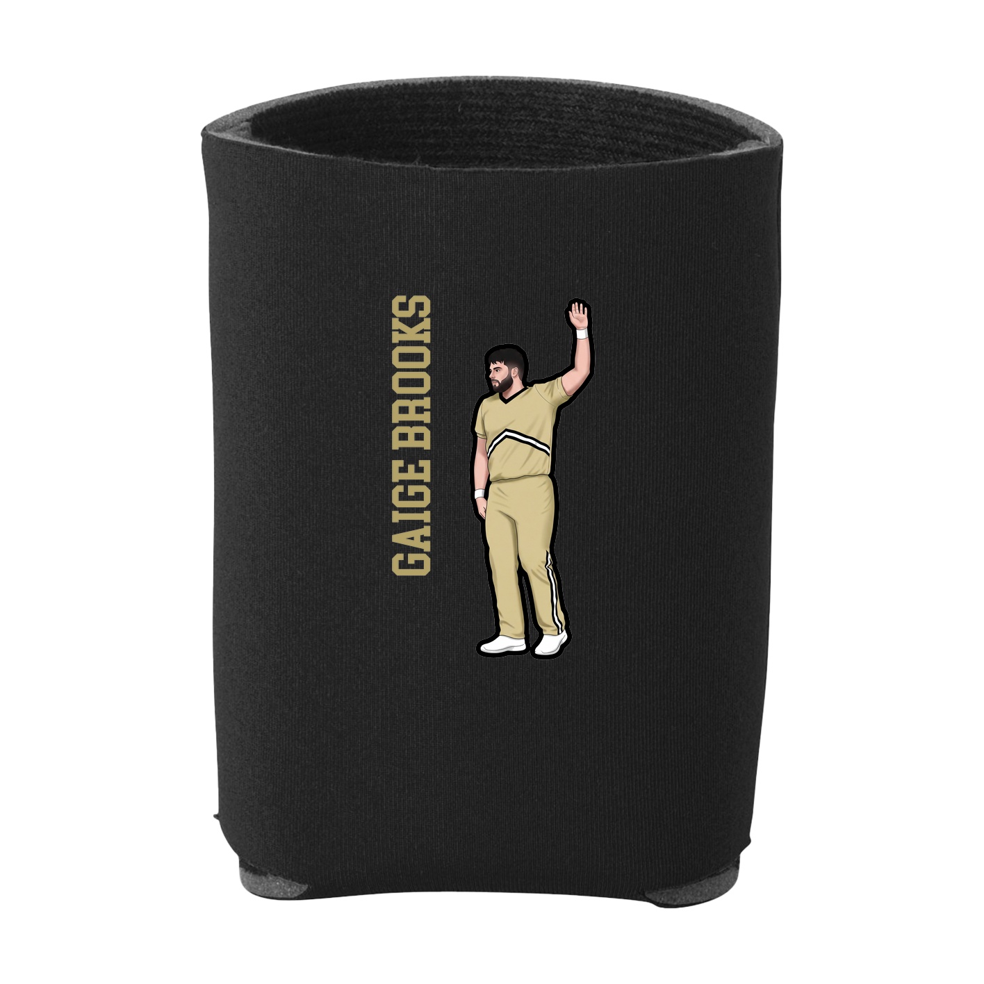 Can Holder — Name Vertical in Black