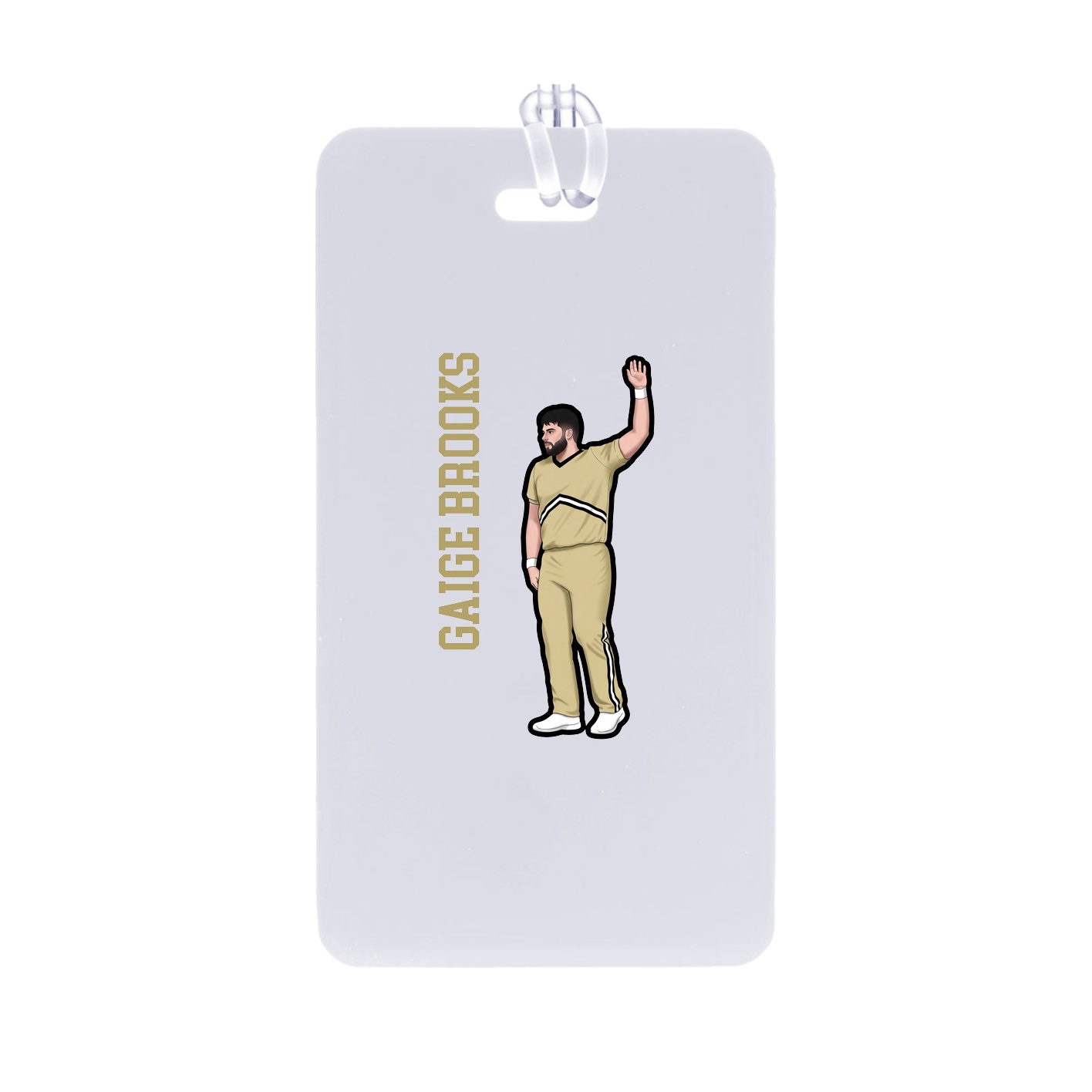 Bag Tag — Name Vertical in Classic