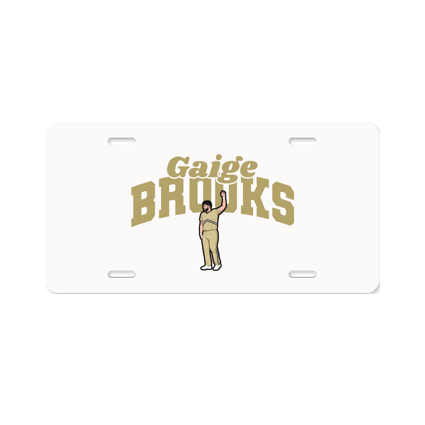 License Plate — Signature Arch in Classic