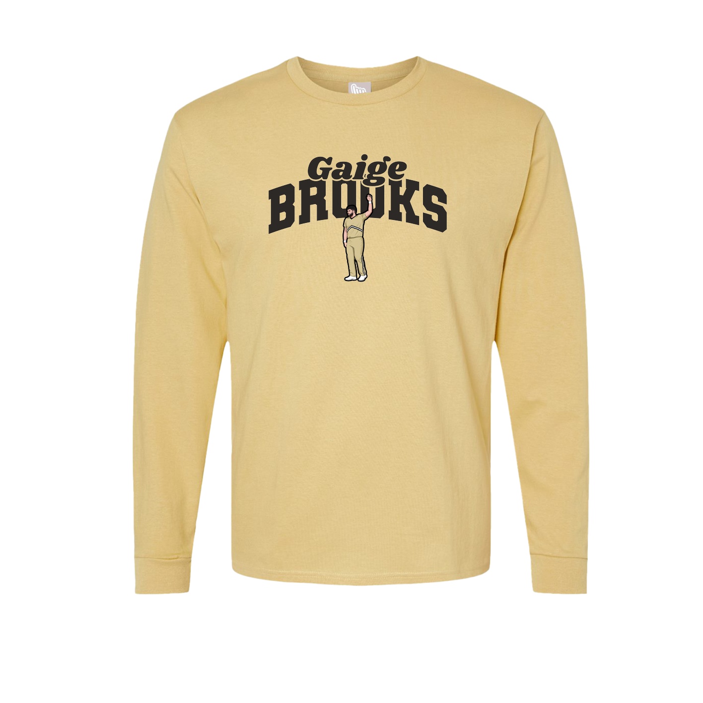 Long Sleeve Tee — Signature Arch in Vegas Gold