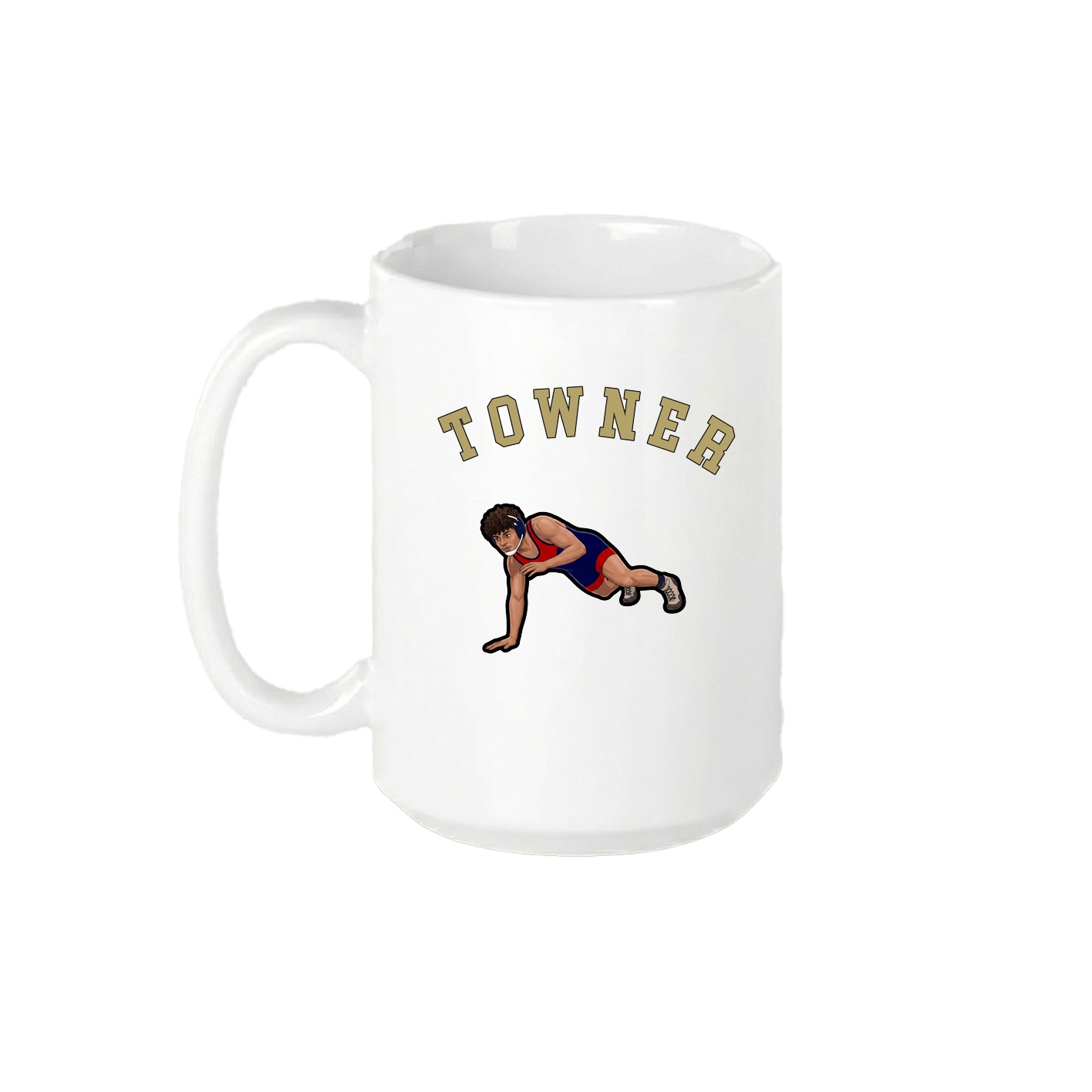 15oz Coffee Mug — Shirsey Arch in White