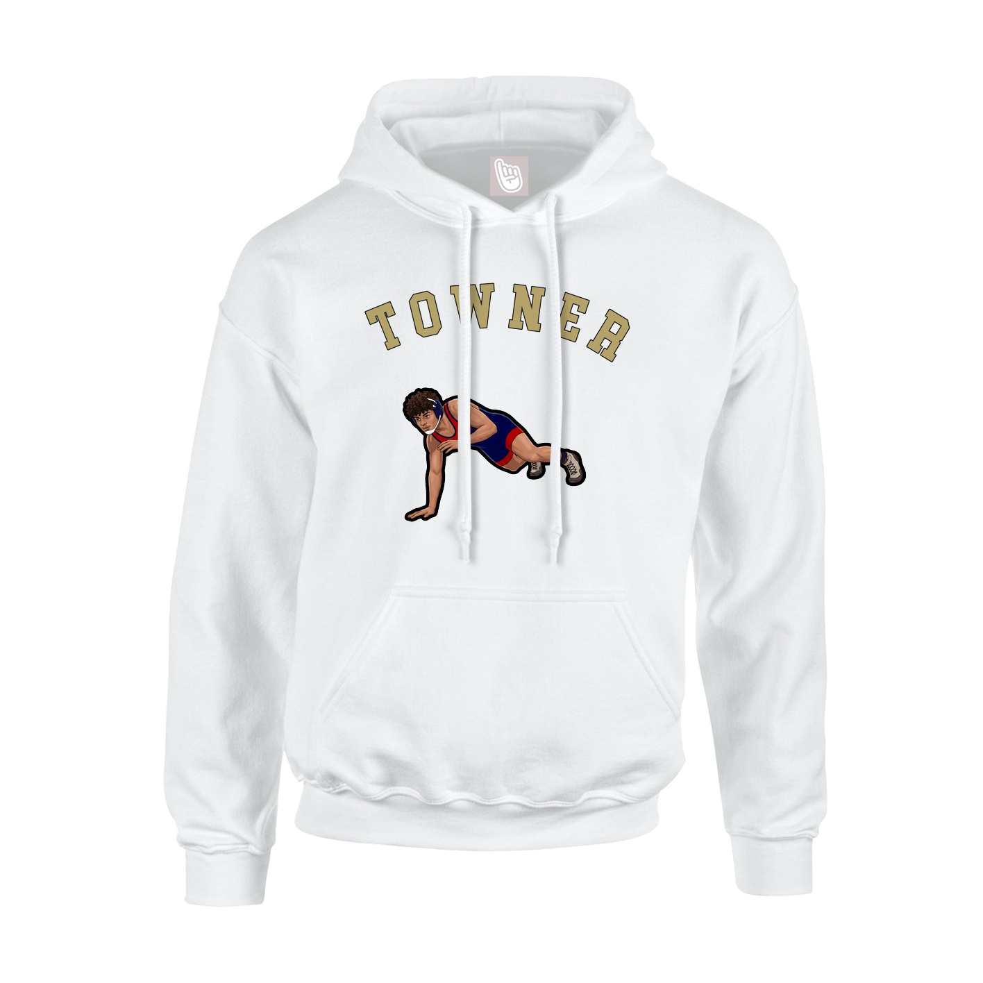 Youth Hoodie — Shirsey Arch in White