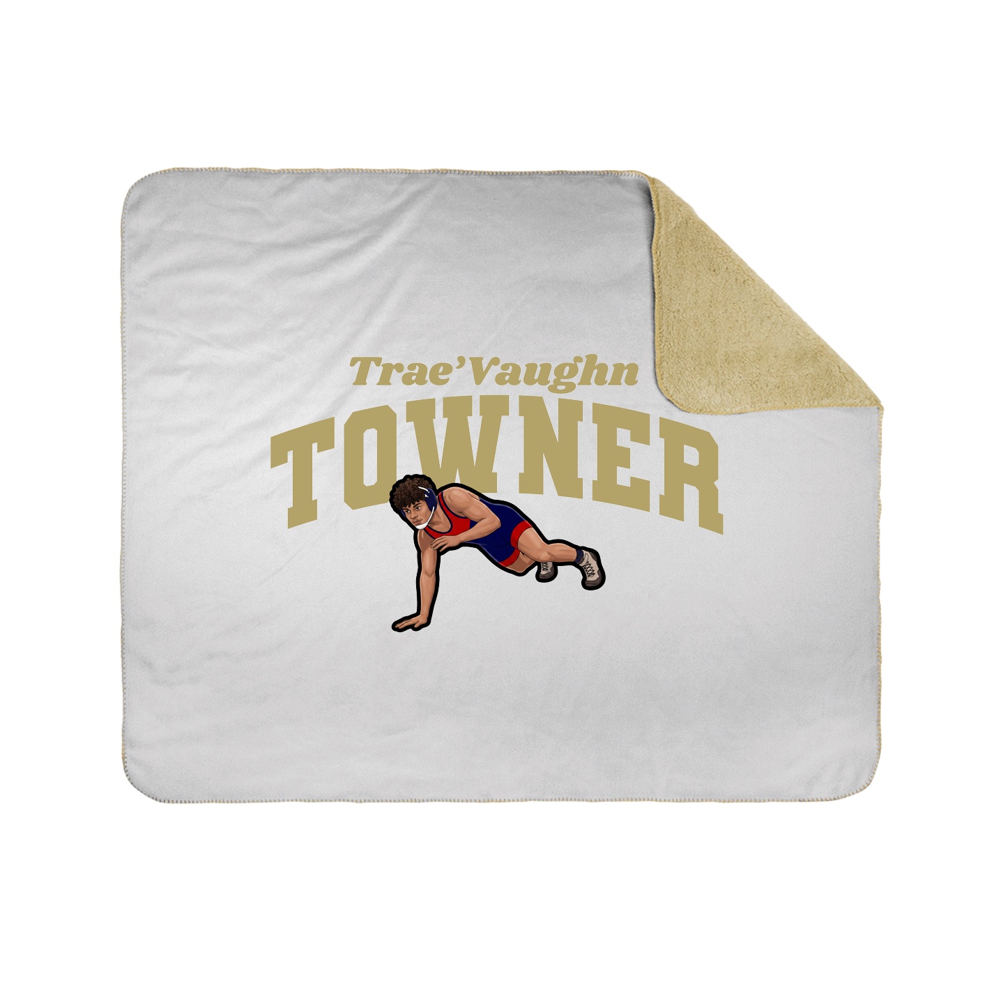 Throw Blanket — Signature Arch in White
