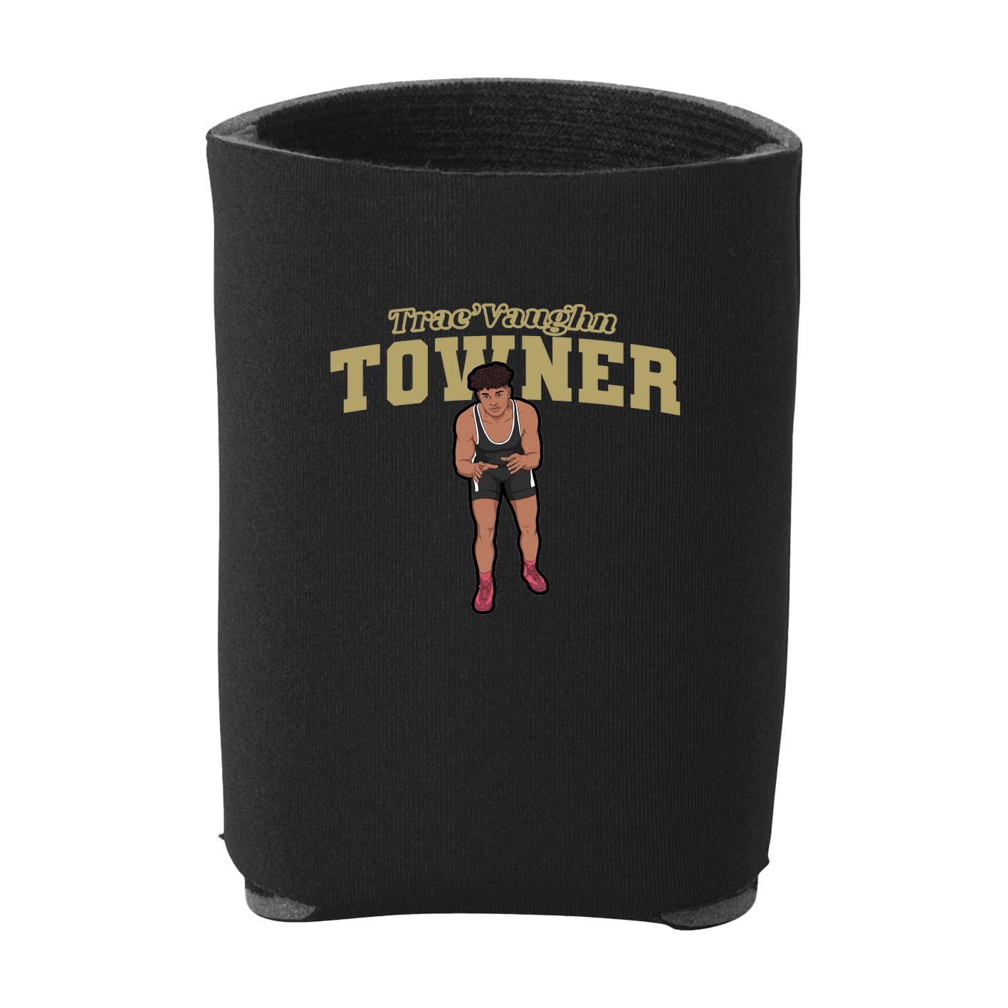 Can Holder — Name Arch in Black