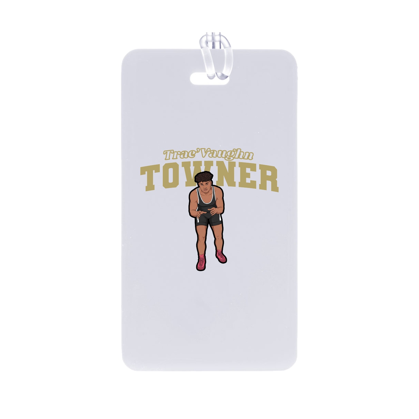 Bag Tag — Name Arch in Classic