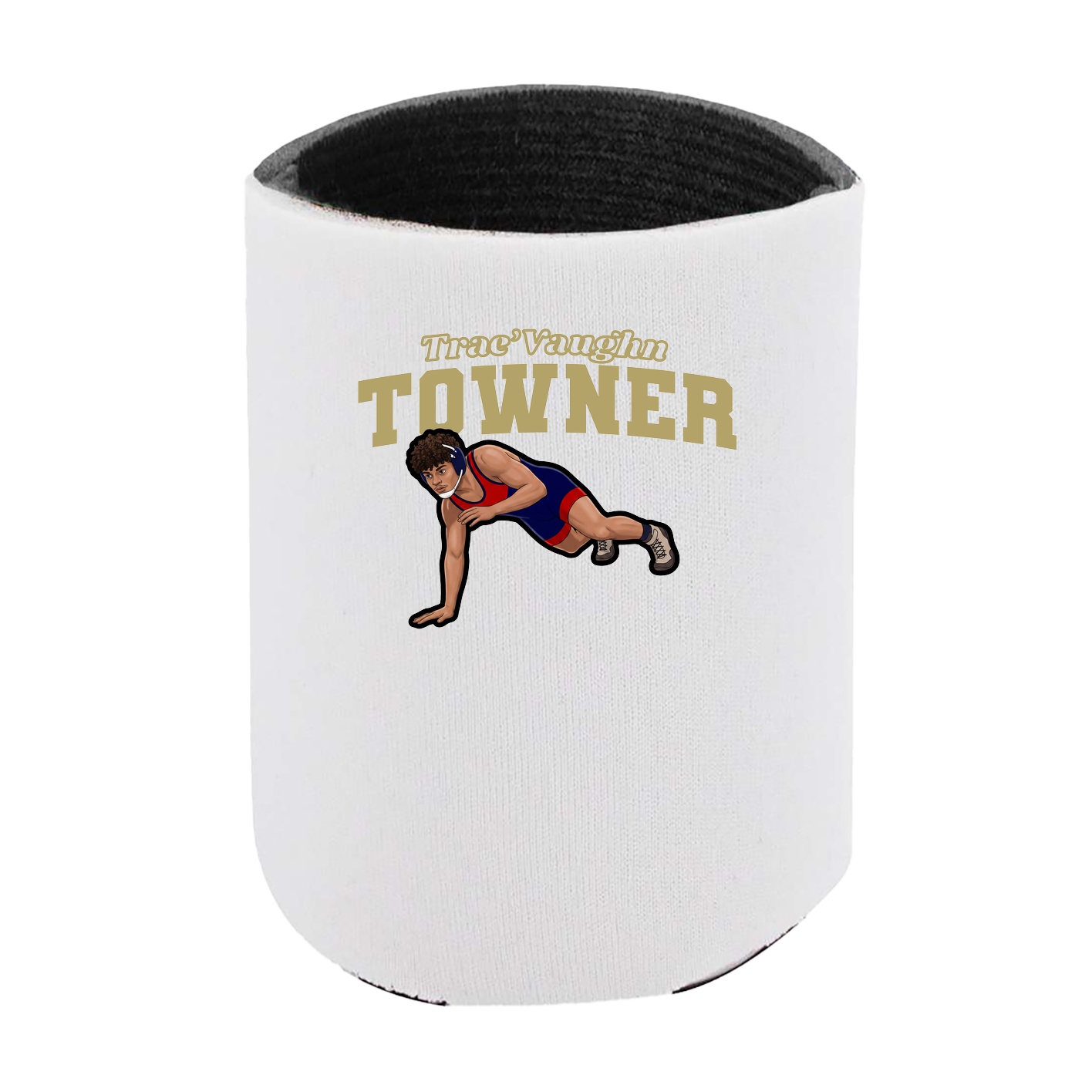 Can Holder — Name Arch in White