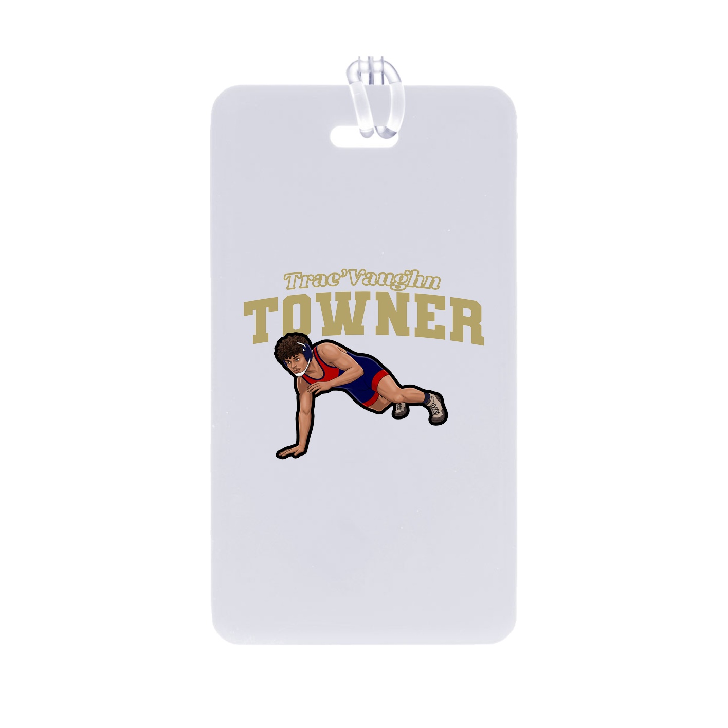 Bag Tag — Name Arch in Classic