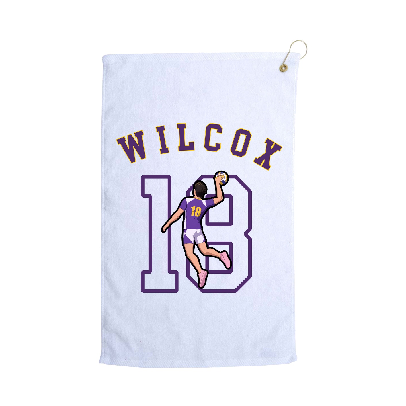 Golf Towel — Shirsey Arch in White