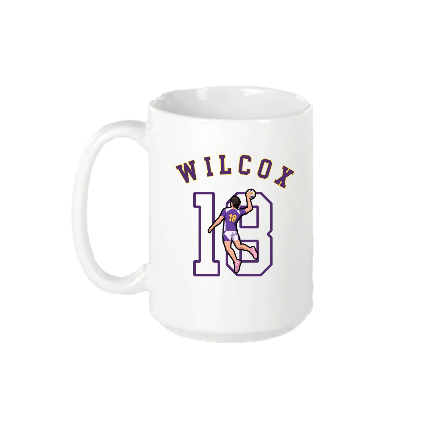 15oz Coffee Mug — Shirsey Arch in White