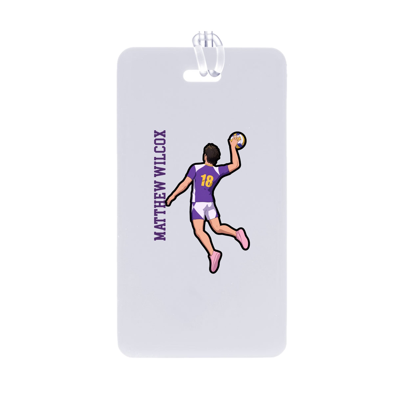 Bag Tag — Name Vertical in Classic