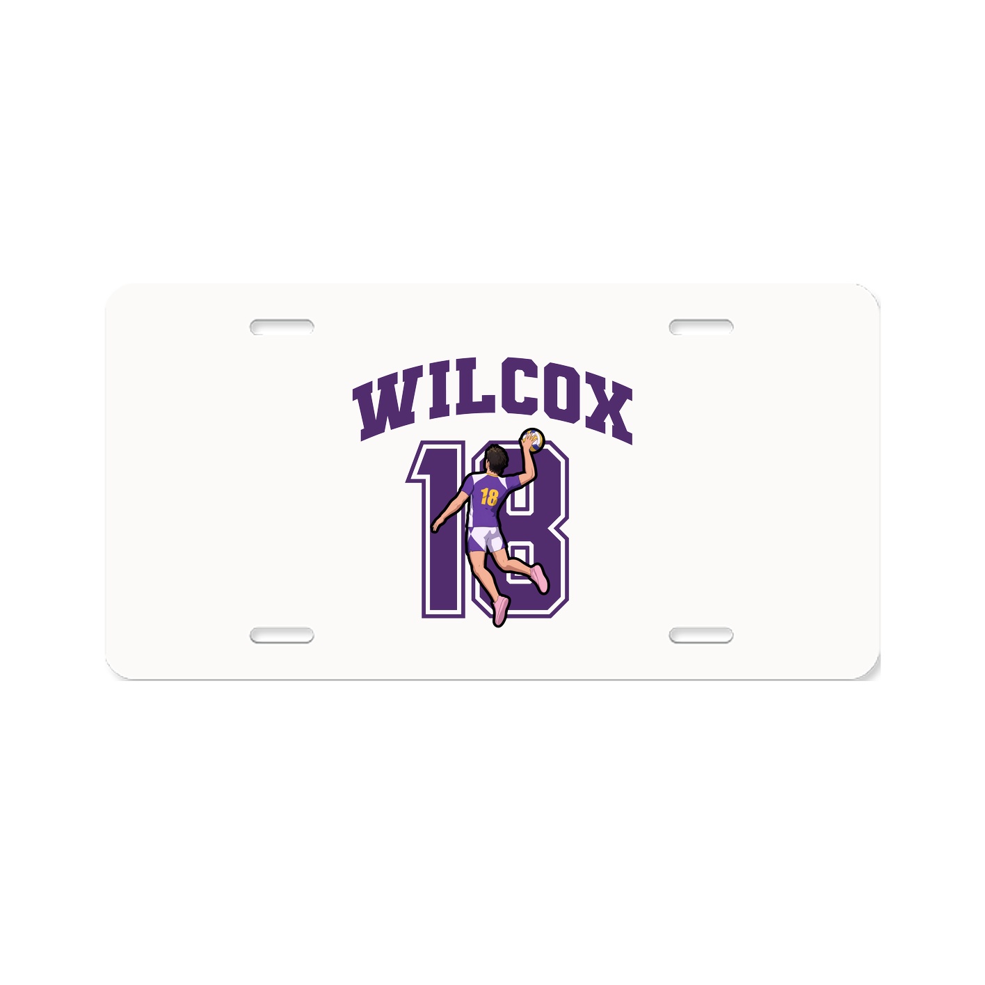 License Plate — Number in Classic