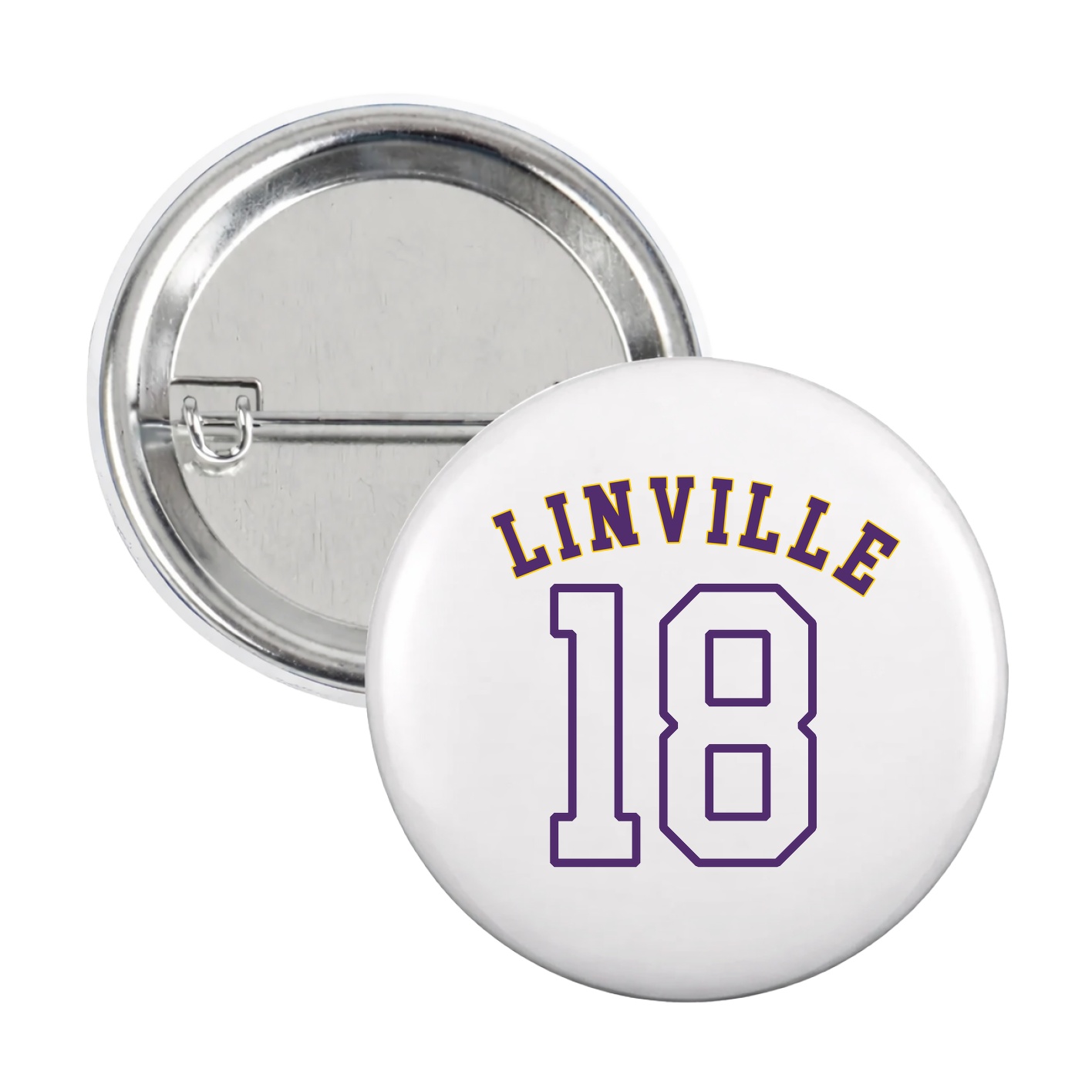Game Day Button — Shirsey Arch in White