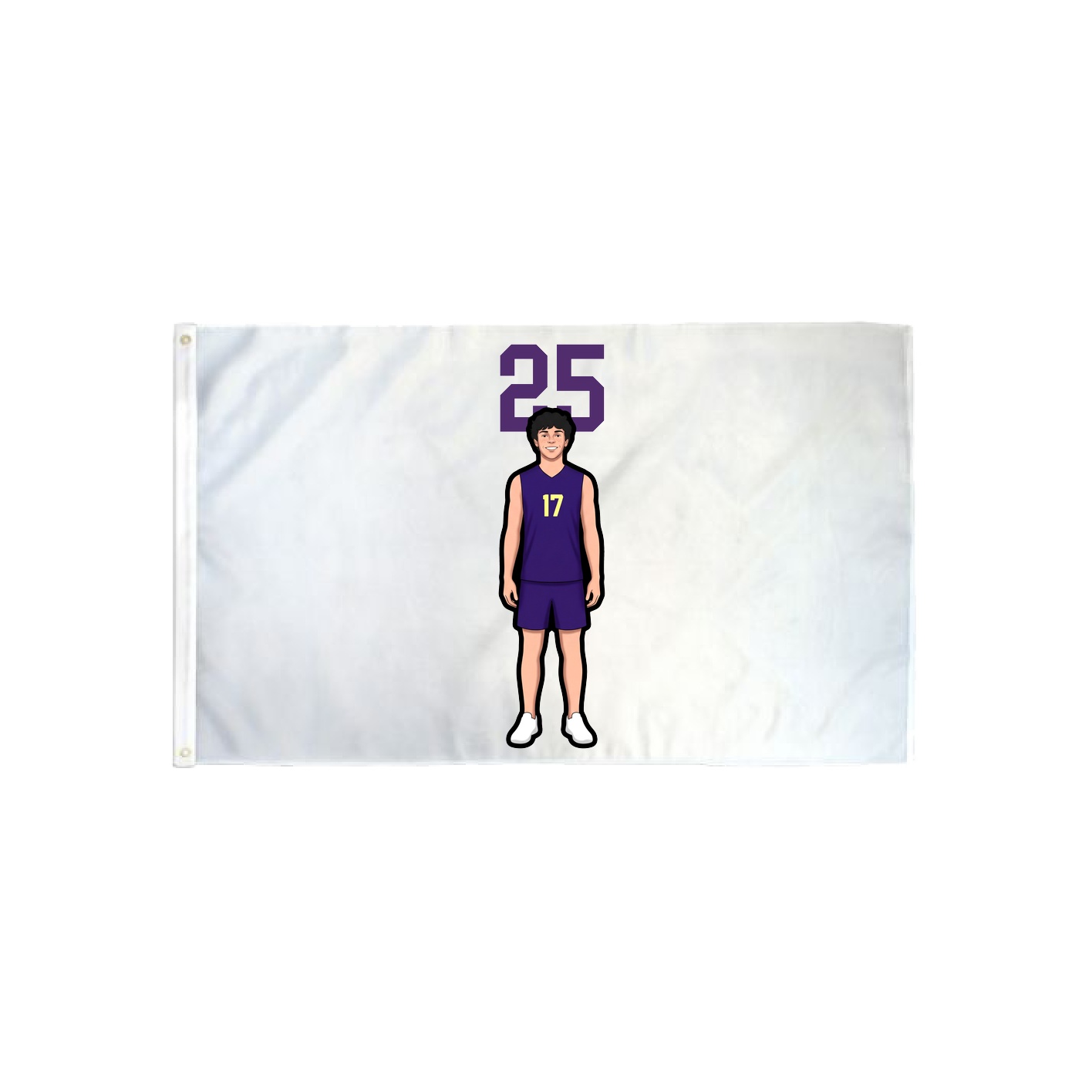 3x5 Flag — Number Top in Classic