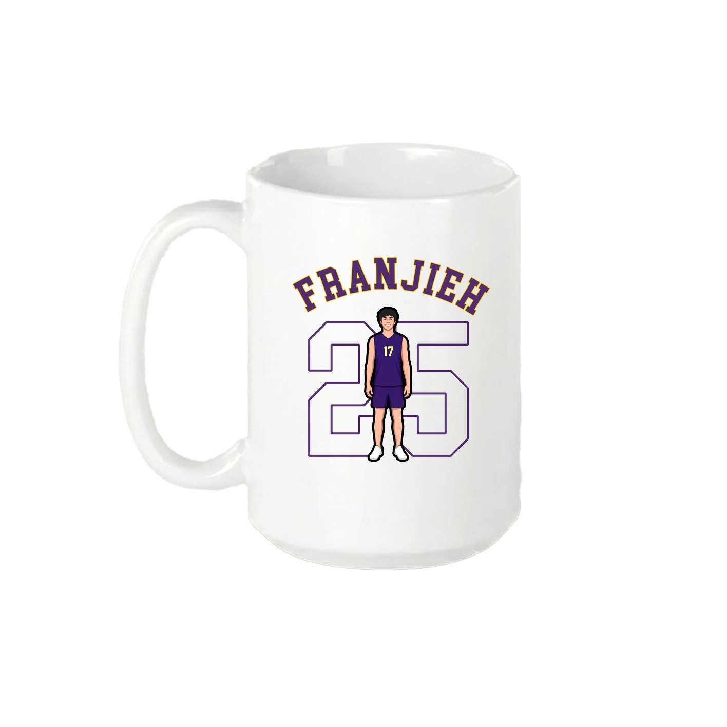 15oz Coffee Mug — Shirsey Arch in White