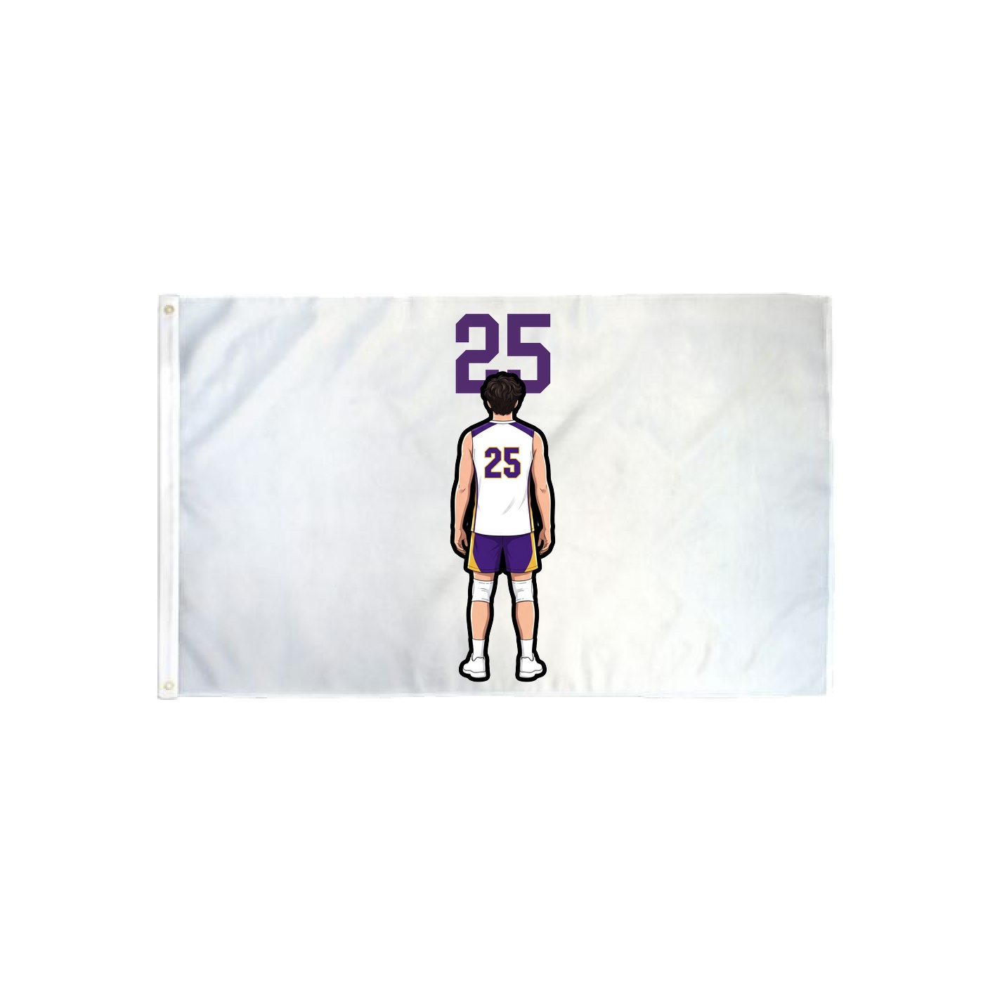 3x5 Flag — Number Top in Classic