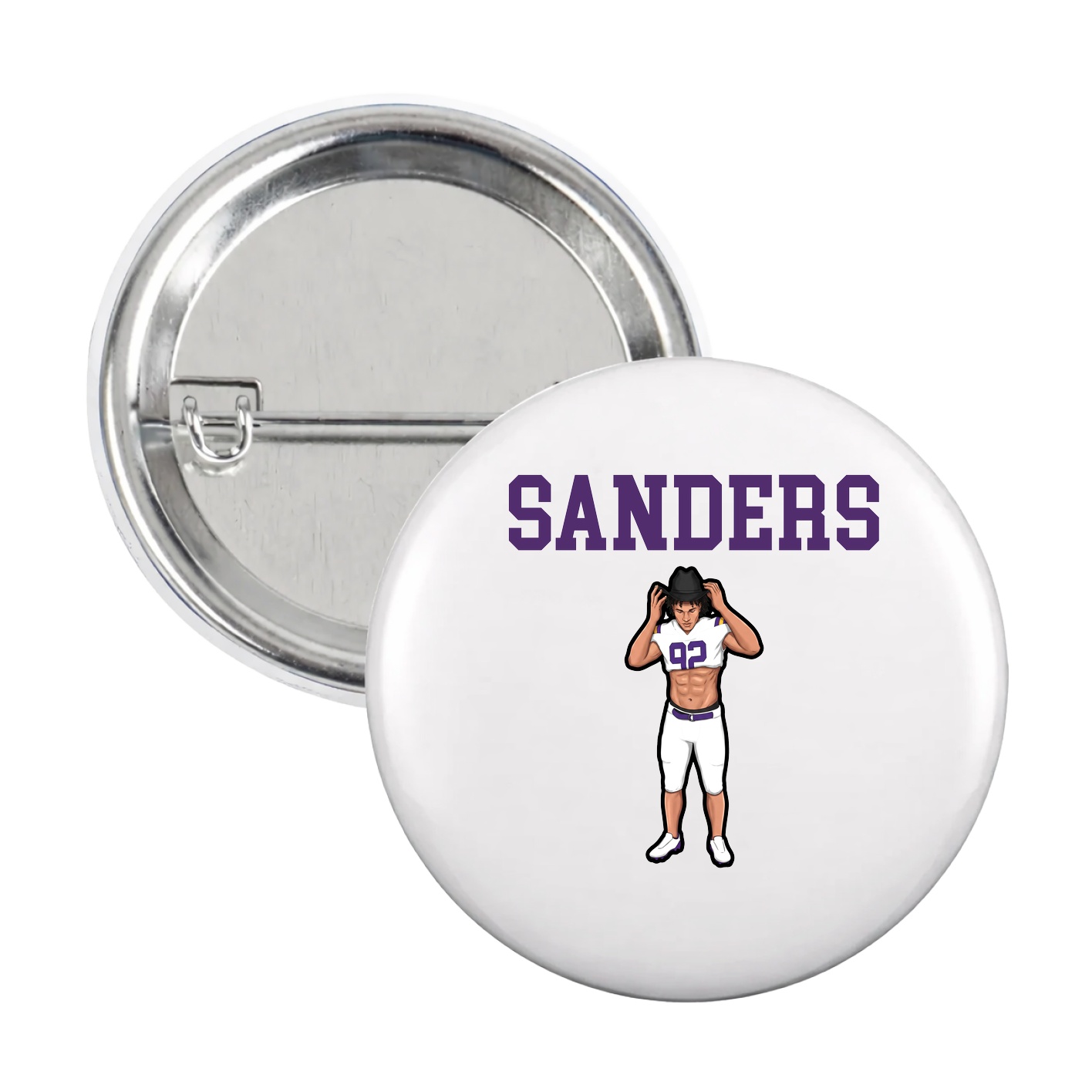 Game Day Button — Shirsey in White