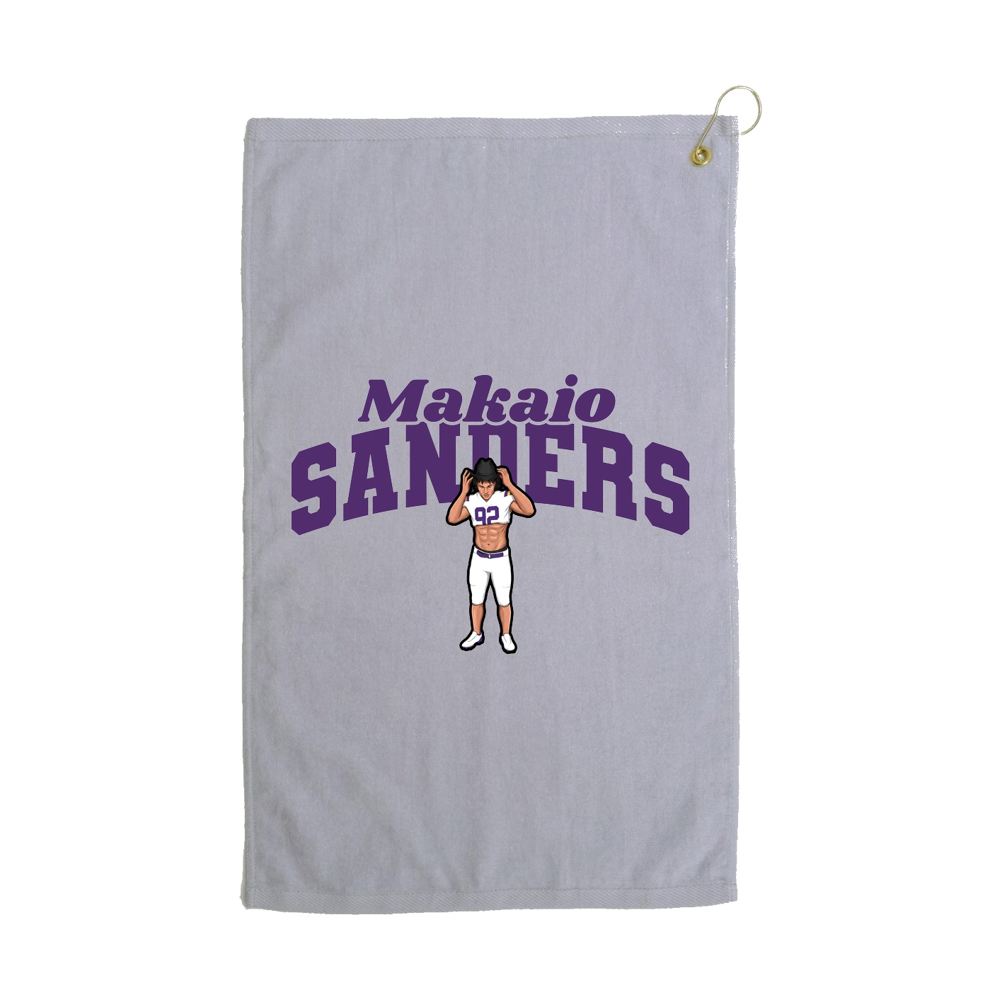 Golf Towel — Signature Arch in Grey