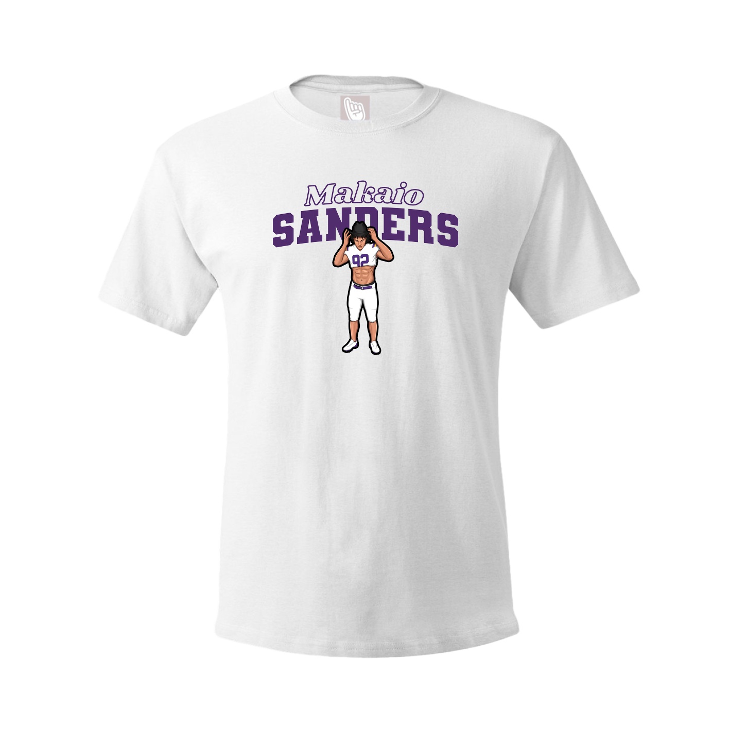 Tee — Name Arch in White
